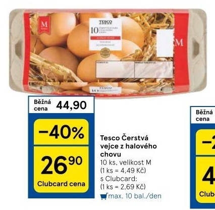 Vejce M Tesco