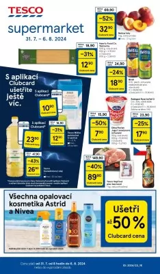 akční leták Tesco 31.7.2024-6.8.2024