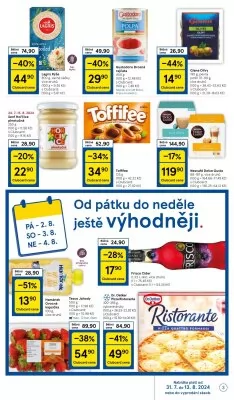 akční leták Tesco 31.7.2024-6.8.2024
