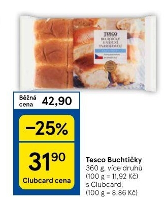 Buchtičky české Tesco