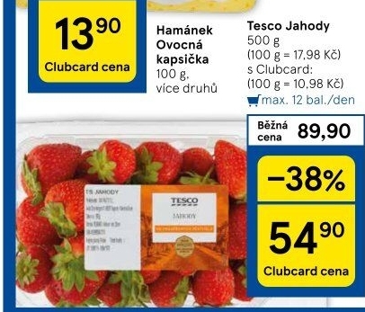 Jahody Tesco