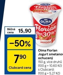 Jogurt smetanový Florian Olma