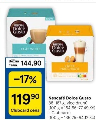 Kapsle Dolce Gusto Nescafé
