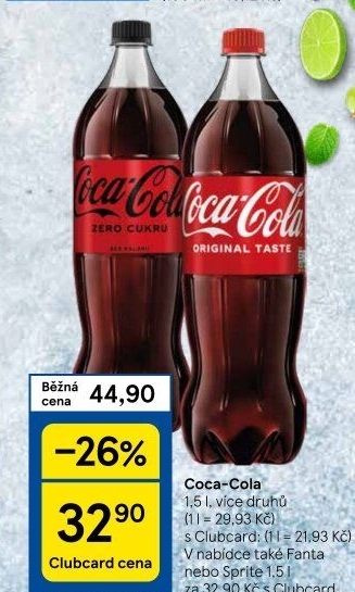 Limonáda Coca Cola