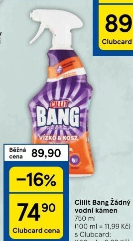 Odstraňovač vodního kamene Cillit Bang