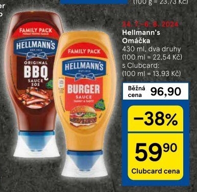 Omáčky Hellmann'