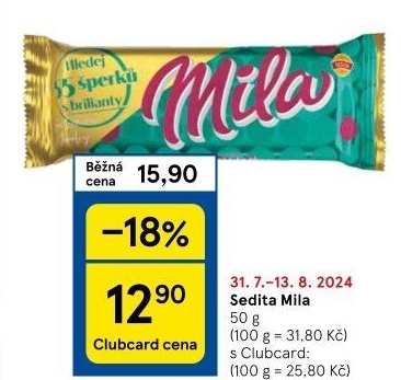 Oplatky Mila Sedita