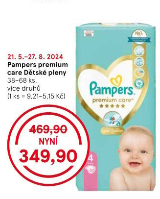 Pleny dětské Pampers Premium Care