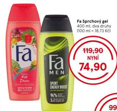 Sprchový gel Fa