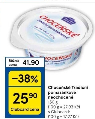 Tradiční pomazánkové Choceňské