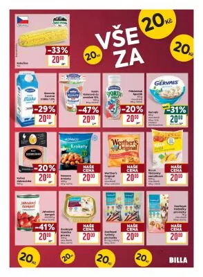 akční leták BILLA 31.7.2024-6.8.2024
