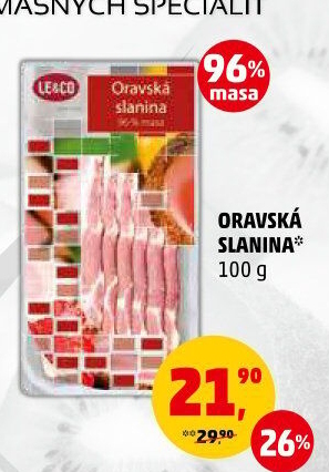 Oravská slanina LE&amp
