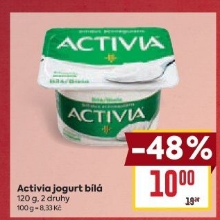 Bílý jogurt Activia Danone