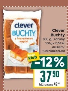 Buchty s náplní Clever