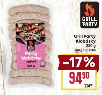 Klobásky Grill Party
