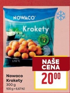 Krokety mražené Nowaco