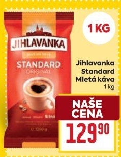 Mletá káva Standard Jihlavanka