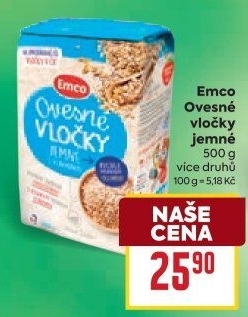 Ovesné vločky Emco