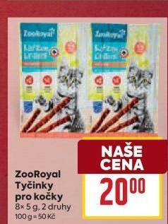 Pamlsky pro kočky tyčinky ZooRoyal
