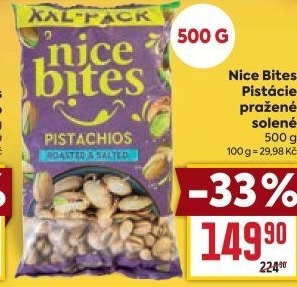 Pistácie pražené Nice Bites