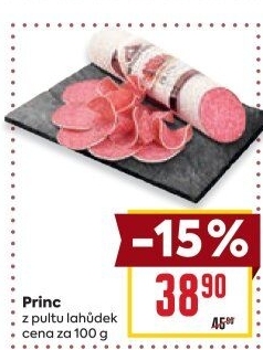 Salám Princ Kostelecké uzeniny