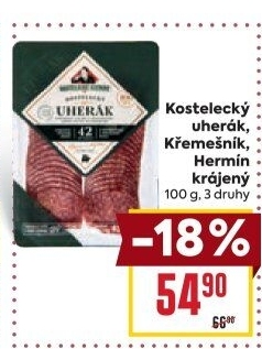 Salám Uherák kostelecký Kostelecké uzeniny
