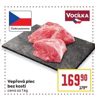 Vepřová plec bez kosti Vocílka