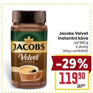 Instantní káva Jacobs Velvet