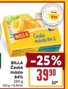 Máslo Billa