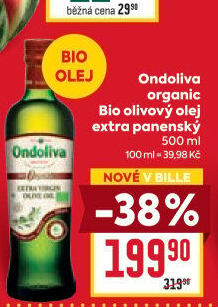 Olivový olej extra panenský bio Ondoliva
