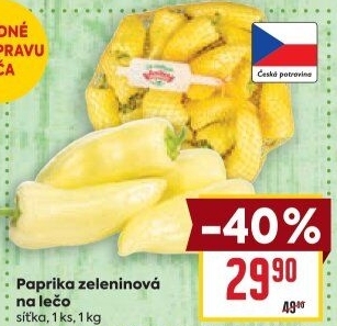 Paprika bílá