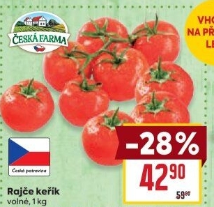 Rajčata keříková Česká farma