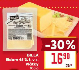Sýr Eidam 45% Billa