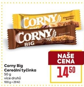 Tyčinka cereální BIG Corny