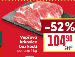 Vepřová krkovice bez kosti