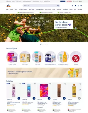 akční leták dm drogerie 31.7.2024-6.8.2024