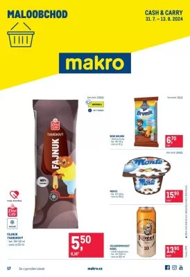 akční leták Makro 31.7.2024-13.8.2024
