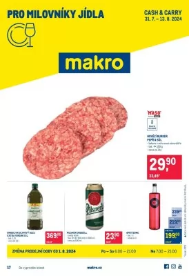 akční leták Makro 31.7.2024-13.8.2024