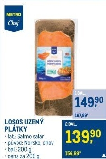 Losos uzený Metro Chef