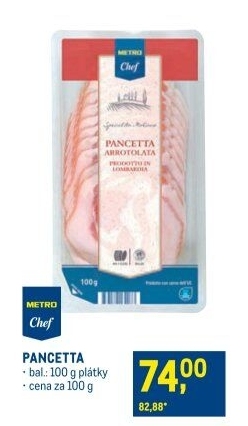 Slanina Pancetta Metro Chef