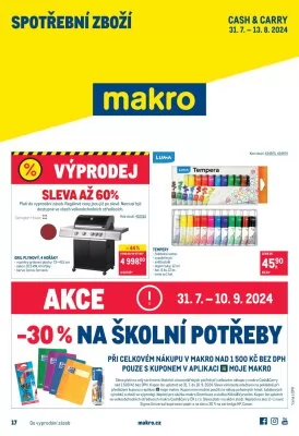 akční leták Makro 31.7.2024-13.8.2024