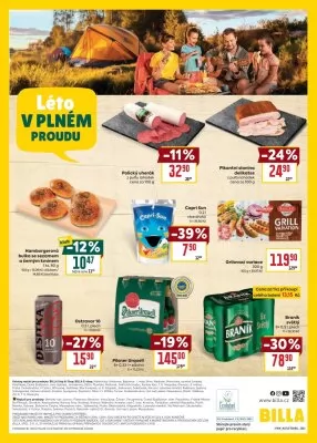 akční leták BILLA 31.7.2024-20.8.2024