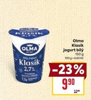 Bílý jogurt Klasik Olma
