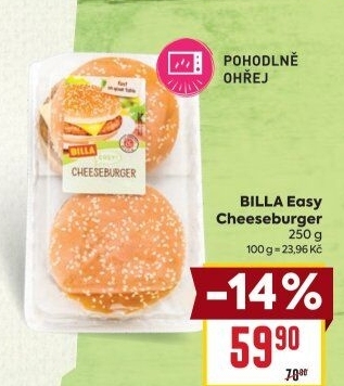 Cheeseburger Easy Billa