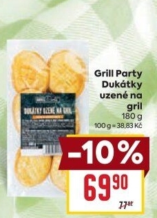Dukátky uzené na gril Grill Party