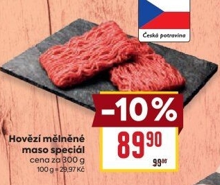Hovězí mleté maso speciál