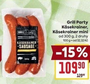 Käsekrainer Grill Party