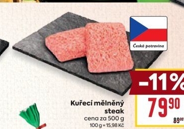 Kuřecí steak mletý