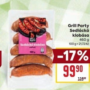 Sedlácká klobása Grill Party