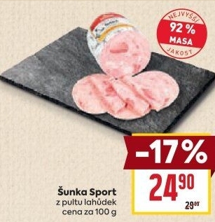 Šunka Sport nejvyšší jakosti Váhala